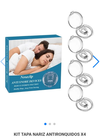 Set X4 Tapon De Ronquidos