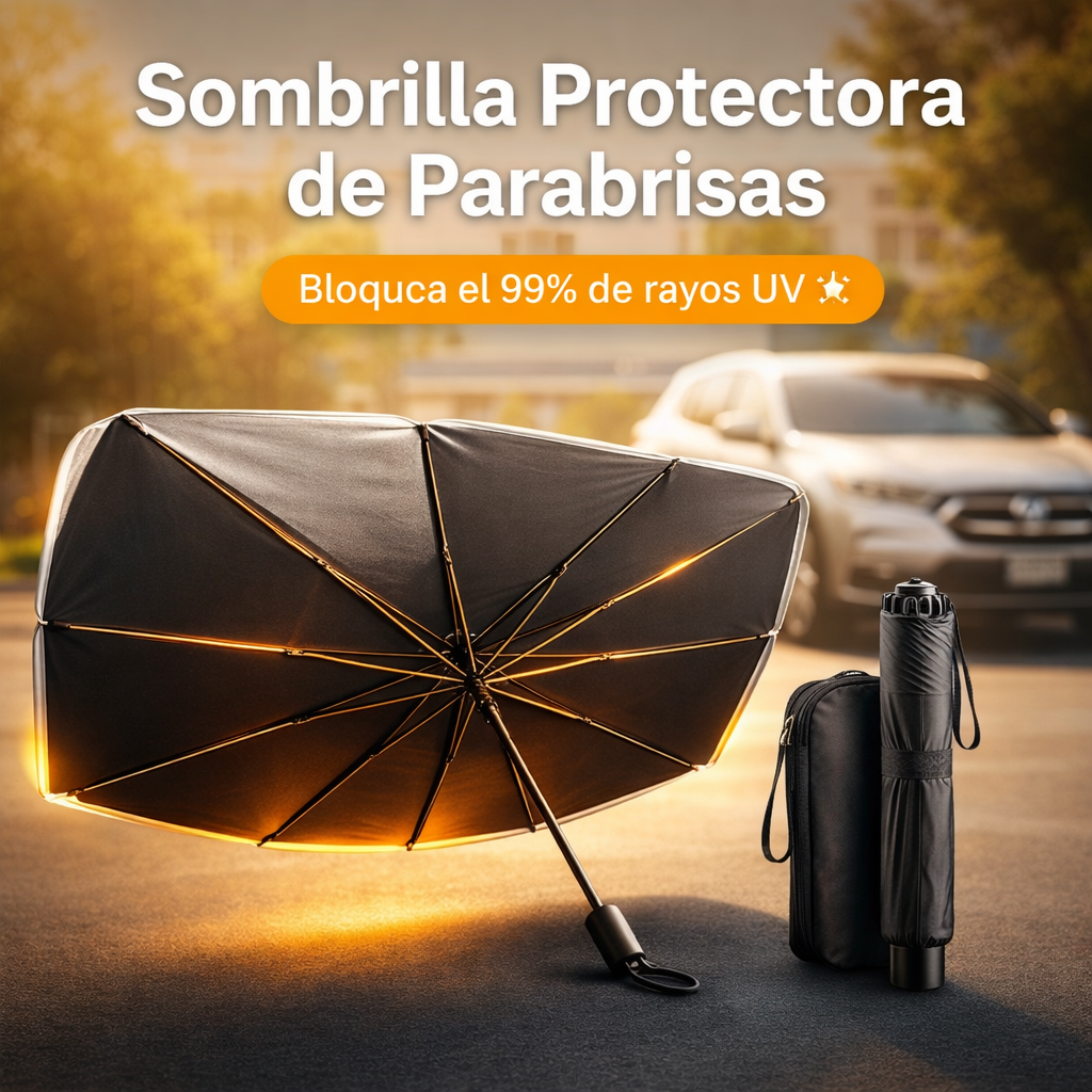 Sombrilla Parasol Para Auto