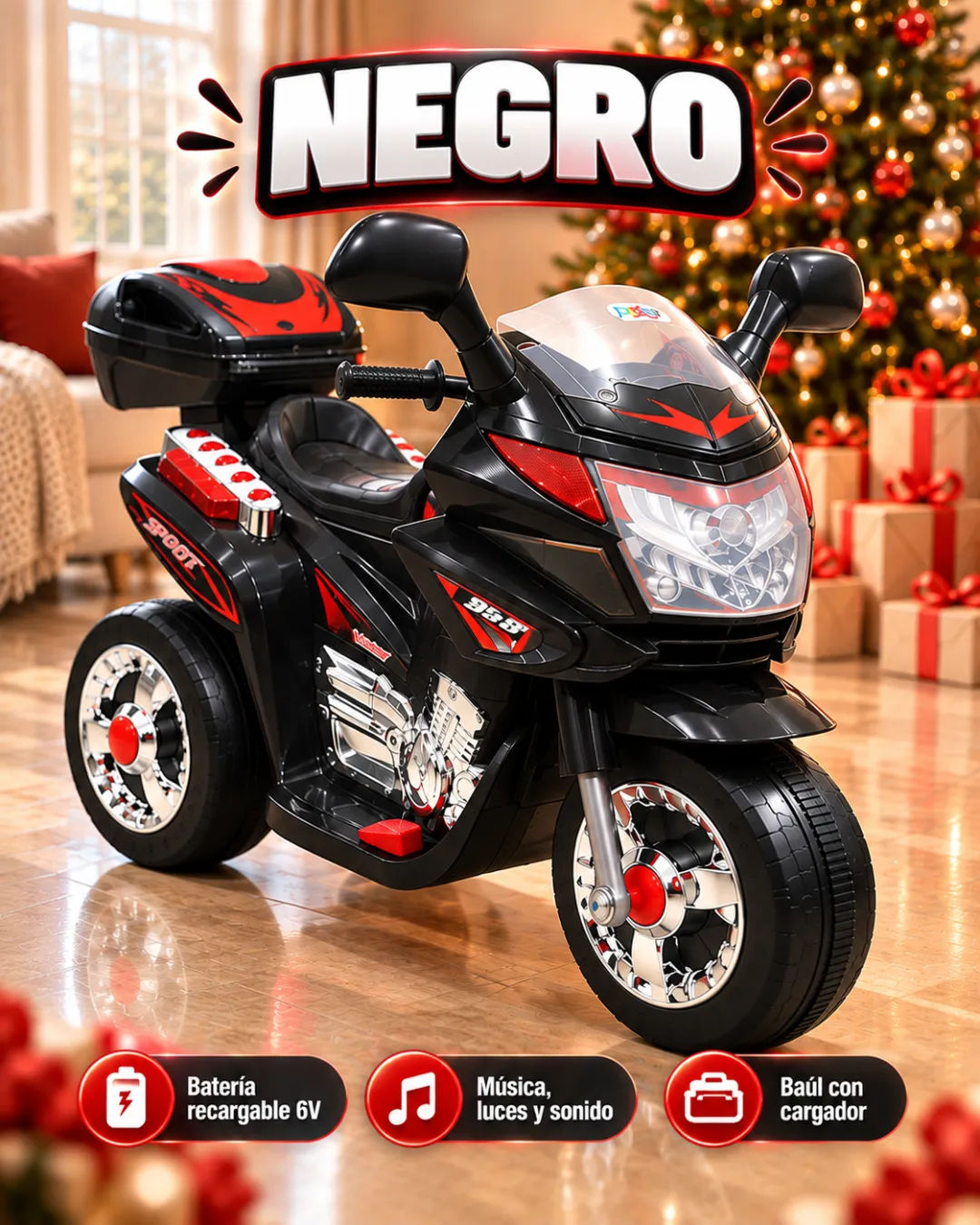 Moto eléctrica para niños